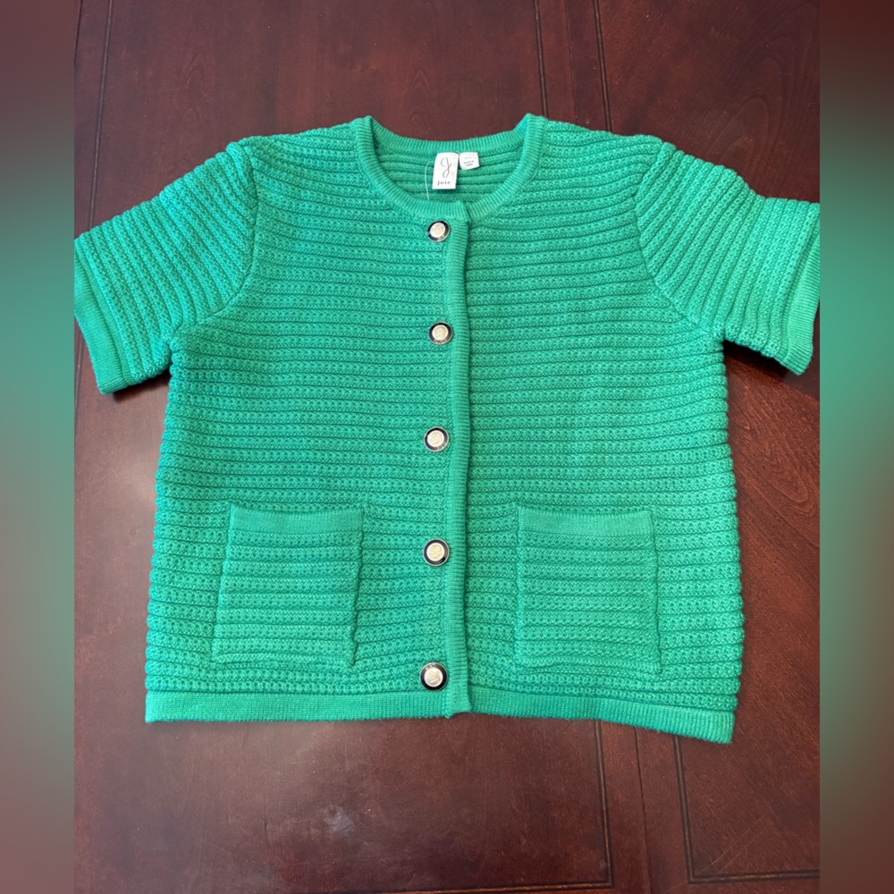Chic Green Cardigan Sweater